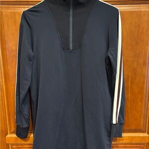 Athleta navy circa track sweatshirt dress M